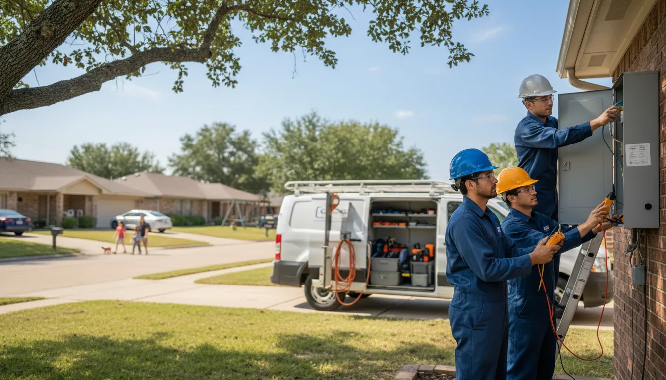 Certified electrician providing emergency electrical services in Lake City, KS
